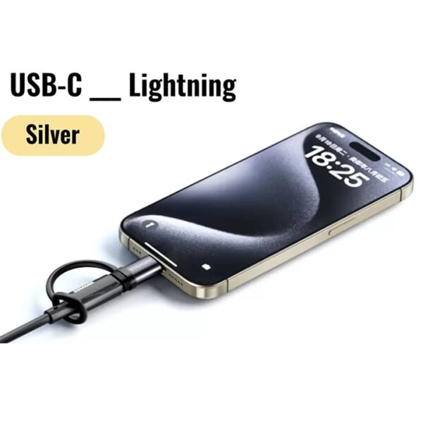 Adaptador OTG Lightning a USB Tipo C para iPhone - Imagen 3
