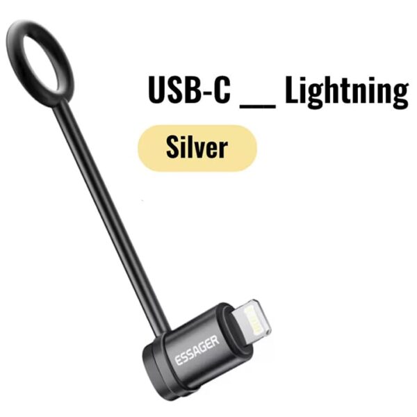 Adaptador OTG Lightning a USB Tipo C para iPhone