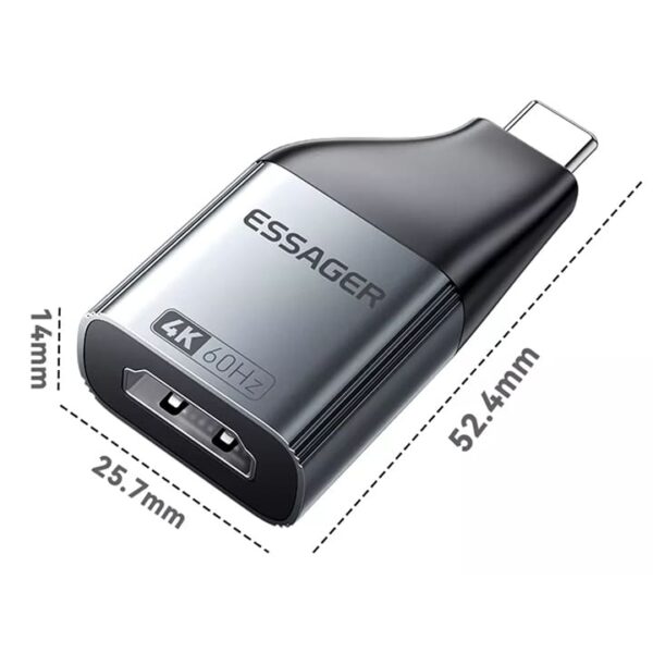 Adaptador Convertidor Tipo C a HDMI 4K - Imagen 4