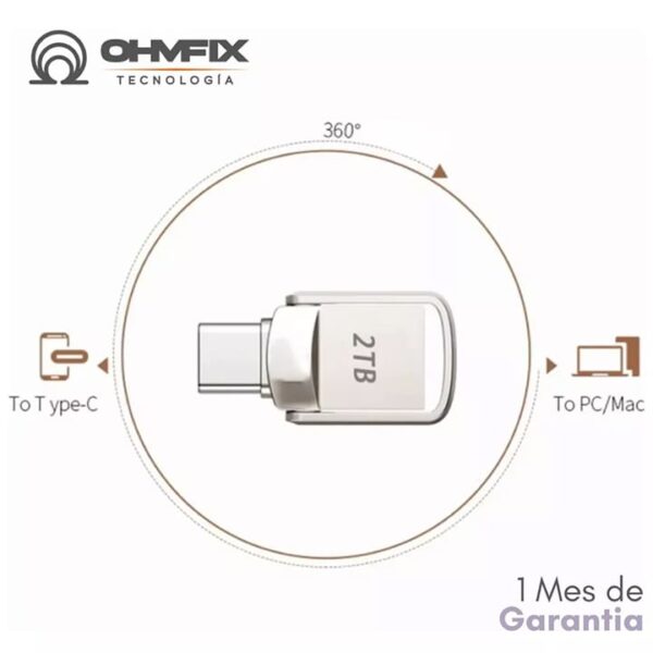 Pendrive de 1TB 3.2 USB Tipo C - Imagen 3
